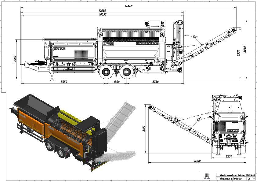 Pronar MPB 14.44 afmetingen